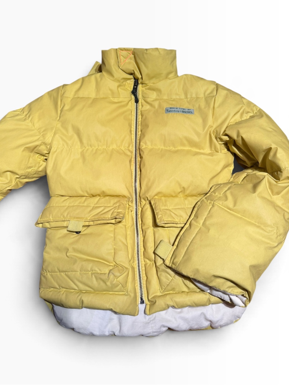 Vintage Diesel Yellow Puffer Jacket S